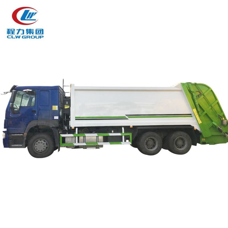 New Condiiton HOWO 4*2 Rear Garabage Compactor Truck for Sale