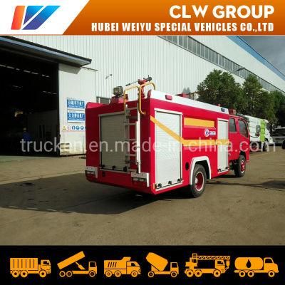 Dongfeng 4000 Liter Fire Fighting Equipment Water and Dry Powder Tank Fire Fighting Truck