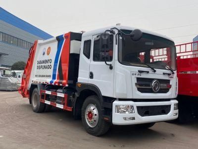 DFAC 6tons 7cbm 8000liters Compression Garbage Truck for Bucket Collection