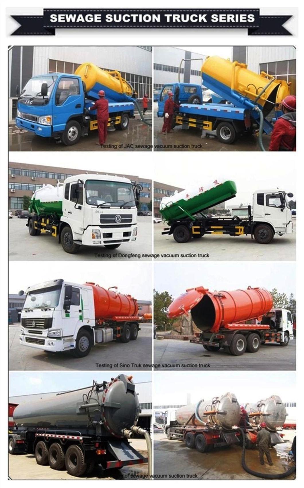 Sinotruk HOWO 4X2 8000liter Vacuum Sewage Suction Truck