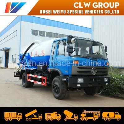 Sewer Dredging Suction Truck with Italy Brand Jurpo/Bp Vacuum Pump Sewage Cleaner Vehicle