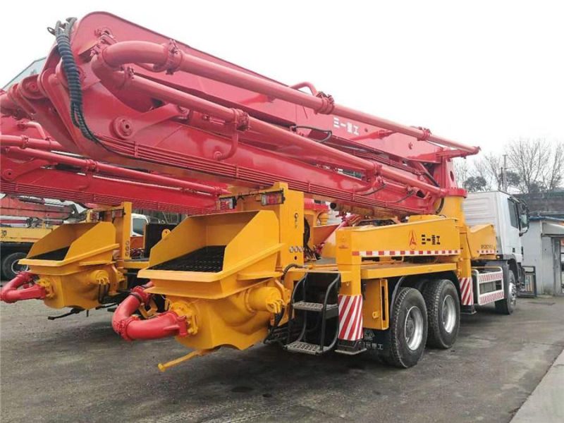 Refurbished Used Sany Concrete Pump Truck Wtih Benz Chassis