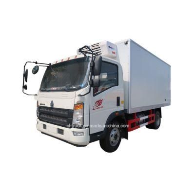 HOWO 5ton Carrier Thermo King Refrigerator Ice Cream Truck 6tons 7tons Refrigerated Freezer Cooling Van Refrigerator Truck