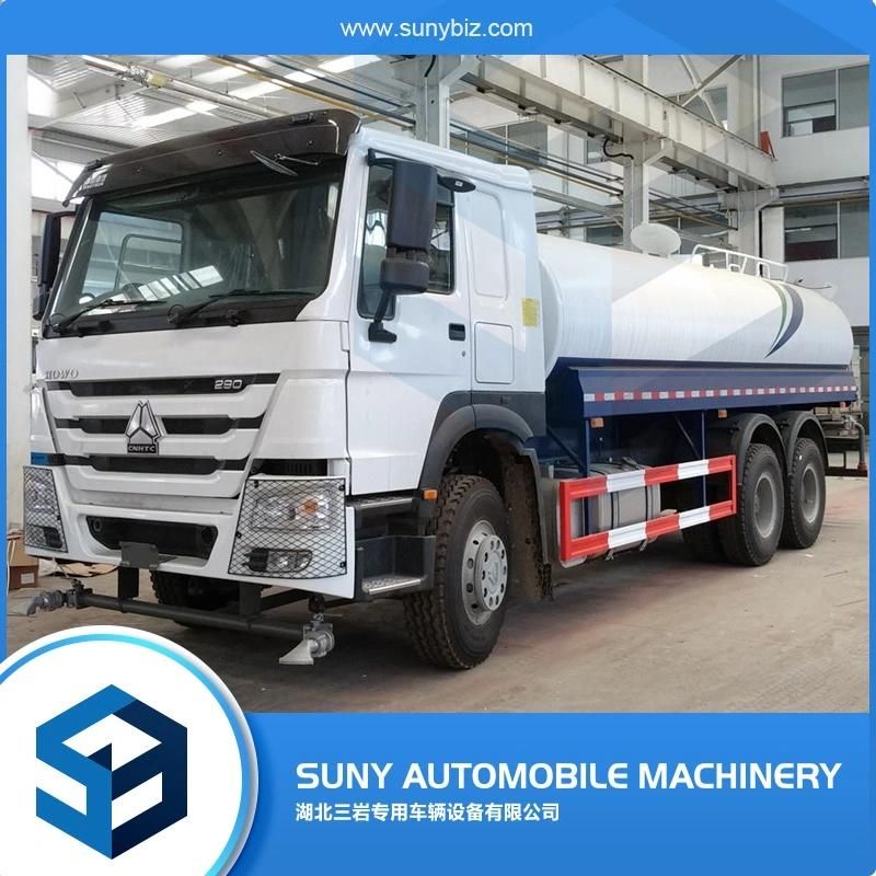 HOWO 20m3 6X4 Powerful Water Sprinkler Tank Truck