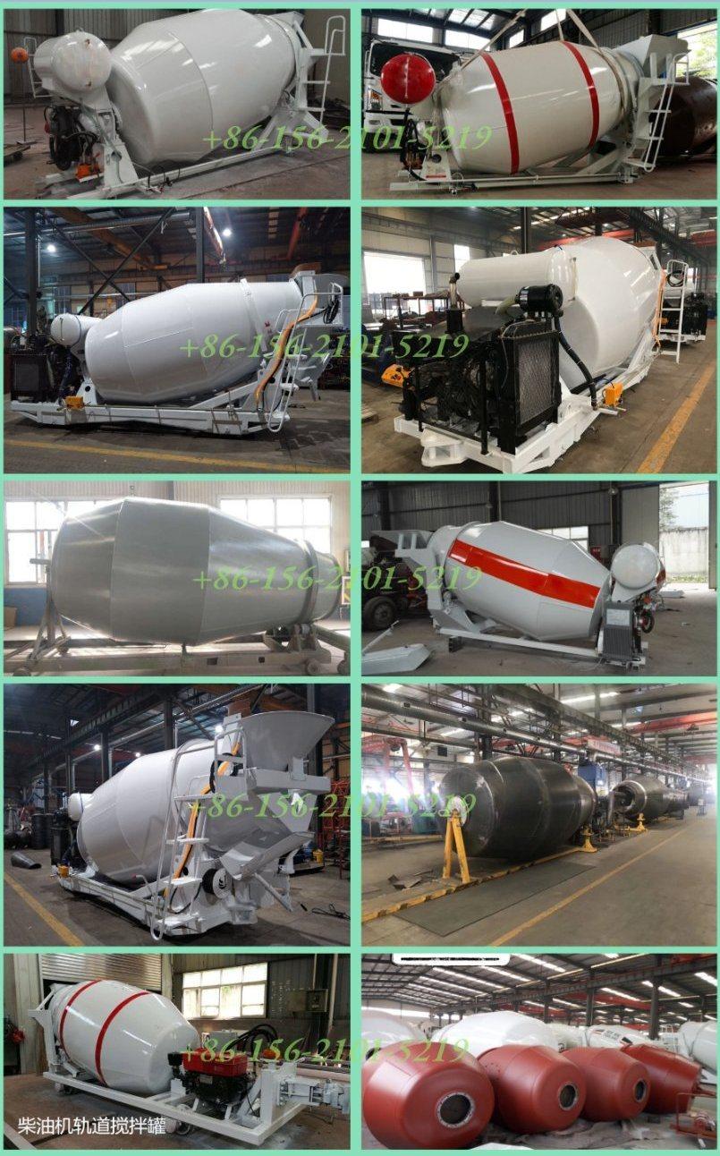 Bueno Brand Material Cement Concrete Mixer Drum for Hino HOWO Truck Chassis
