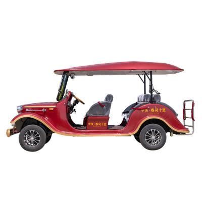 CE Certified 8 Seat Classic Vintage Car Tour Electric Powered Sightseeing Car