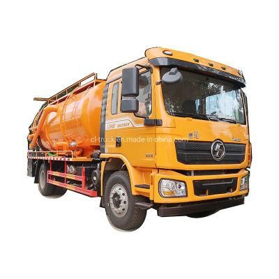Shacman L3000 4X2 Sewage Suction Truck 12m3 14m2 10m3