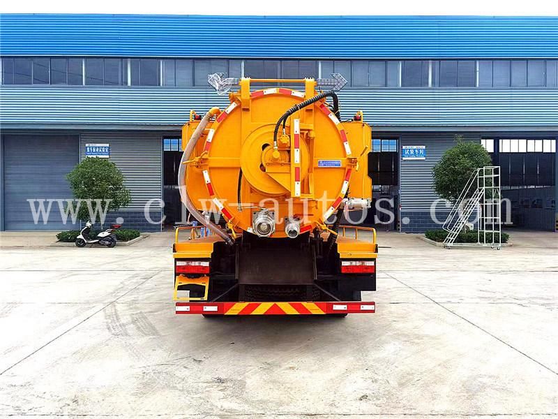 Dongfeng Furuicar 4000liters Water Tank 7000liters Septic Tank Vacuum Sewage Suction Truck Drainage Tank Truck