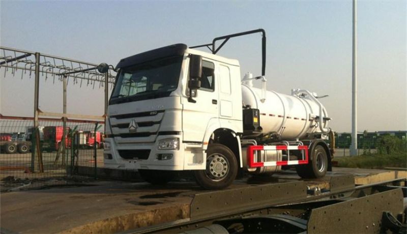 Sinotruk HOWO 8~35cbm High Pressure Jetting Vacuum Sewer Sludge Cleaning Tank Fecal Sucker Tanker Sewage Suction Truck