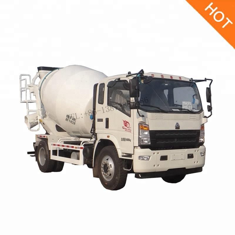 HOWO Light 4X2 Small Truck 3m3 4m3 5m3 Concrete Mixer