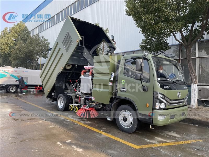 Dongfeng 9cbm 9000litres Water Tank 5cbm 5000litres Dust Tank Road Cleaning and Sweeper Truck