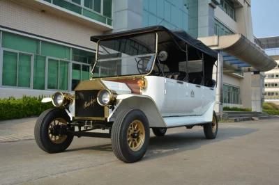UK Style Electric 6-8 Seats Classic Golf Car Vintage Vehicle