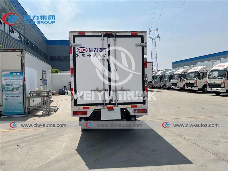 Foton Xiangling V1 Mini 1ton 1.5tons Refrigeratd Van Box Truck 4X2 Diesel Type Freezer Box for Seafood