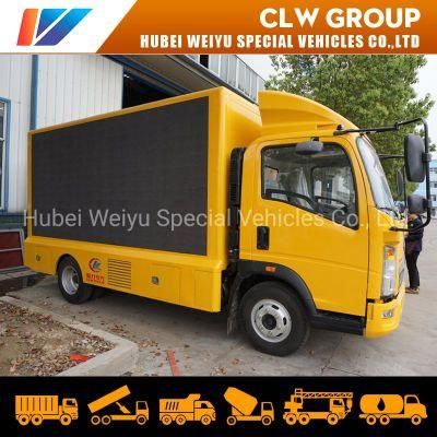 Sinotruk HOWO 4X2 Light Truck P4 P5 P6 P8 LED Advertising Truck