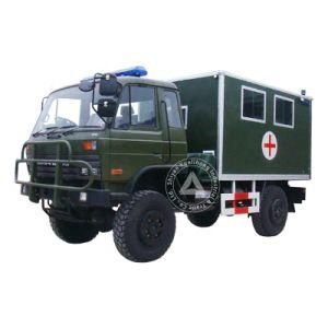 Dongfeng Ylh5020jh 4X4 Rhd or LHD Diesel ICU Transit Medical Clinic Military Ambulance Truck
