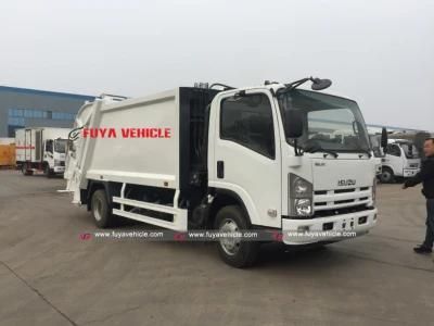 Japan Elf 6ton-8ton 6m3-8m3 6 Cubic 7 Cubic 8 Cubic Compactor Garbage Truck