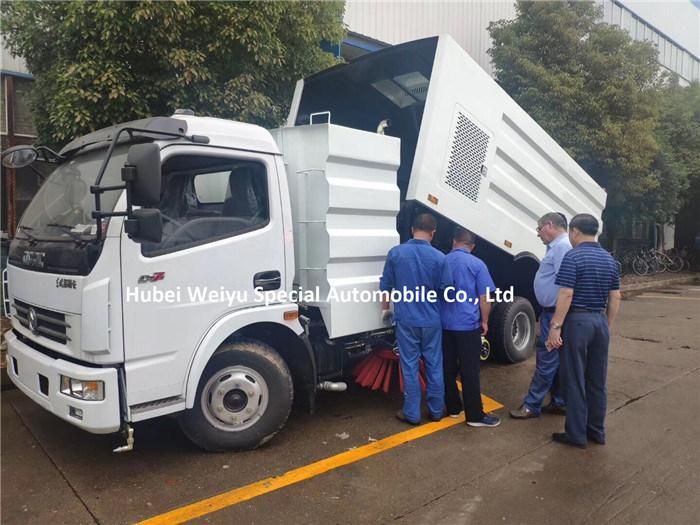 Dongfeng 5cbm Street Cleaning Truck 95HP Small Street Sweeper Truck for Vietnam