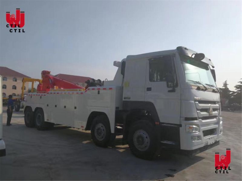 HOWO 8X4 40tons Road Wrecker Truck Tow Truck Recovery Truck