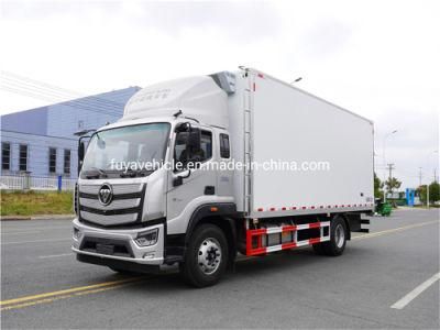 Foton New Aumark 14 Ton 14mt 14 Tonnes Cooling Van Truck for Fresh Fruits