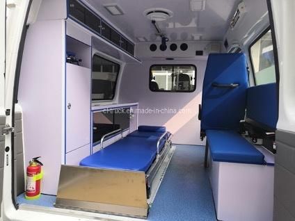 Cheapest China Right Hand Drive Left Hand Foton G7 G9 Diesel or Gasoline Ambulance for Sale