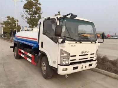 Small Japan Isuz 5m3 5000L 5tons 5t Water Bowser Tank Truck