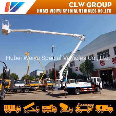 Isuzu 22meters Telescopic Boom Aerial Platform Working Truck 20m Aerial Bucket Truck