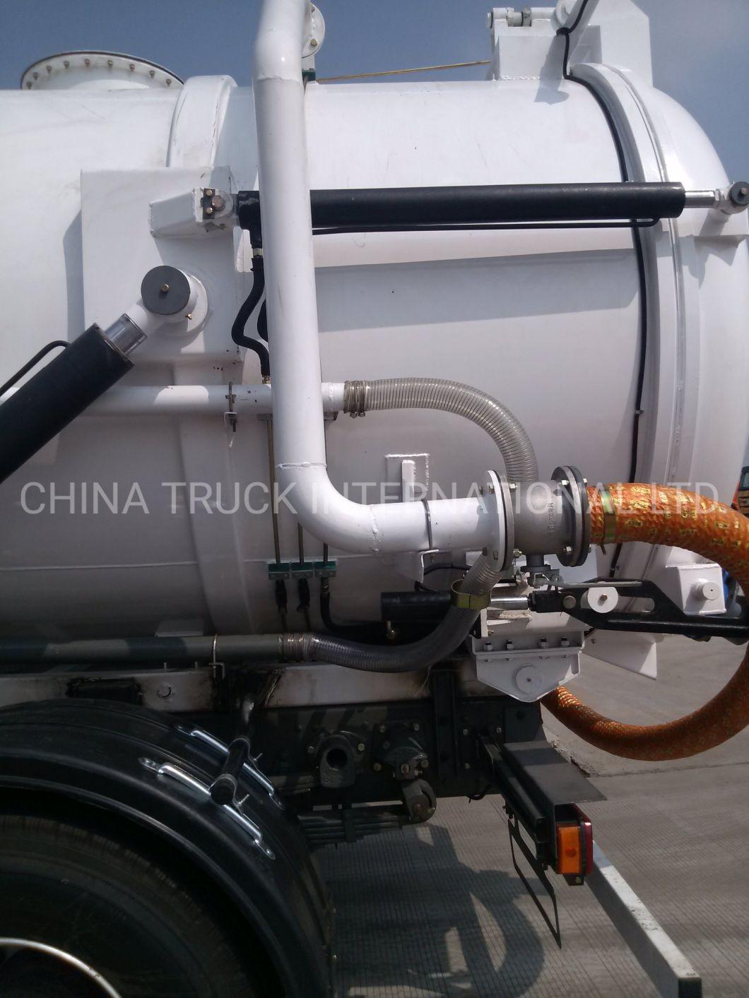 Original Sinotruk HOWO 4X2 Vacuum Sewage Truck/Sewage Suction Tanker Truck