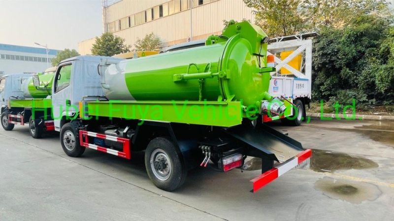 5ton Sewer Suction Scavenger Tank 5000L Septic Tank Truck for Sale