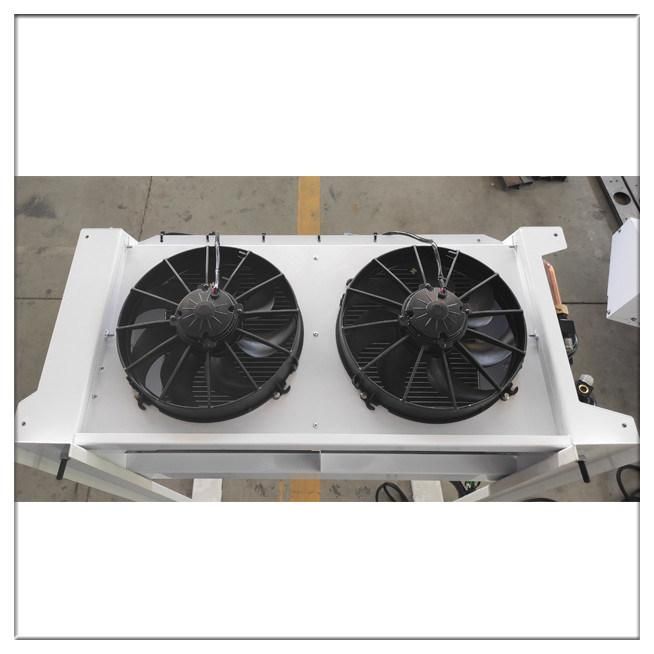 R404A Front Mounted Copper Tube Evaporator 2 Condenser Fans Truck Refrigeration Equipment Unit