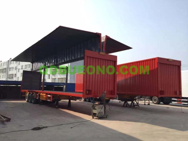 China Bueno Brand Exporting Type Wing Opening Van Truck Body for Fuso Mitsubishi Nissan Volvo Truck