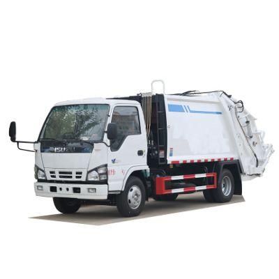 6m3 Compressed Garbage Truck with Japanese Chassis, Rear-Loading Compression Garbage Truck for Sales