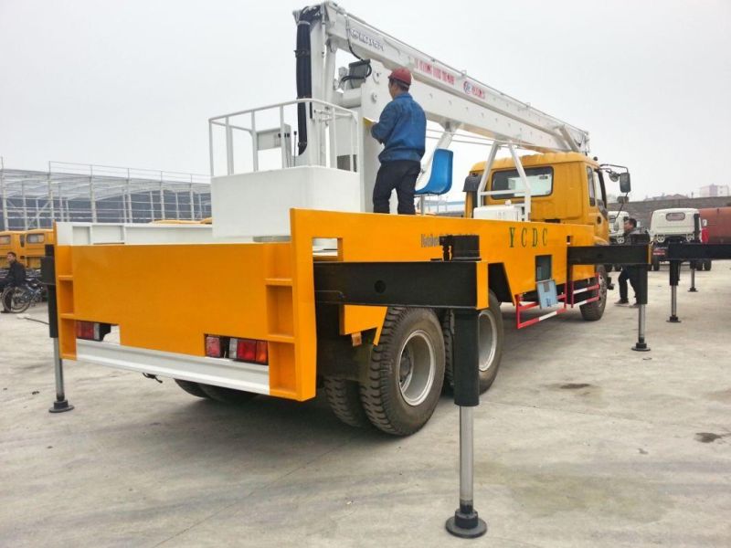 Isuzu 18m 21m Straight Arm Telescopic Boom High-Altitude Operation Working Truck for Sale