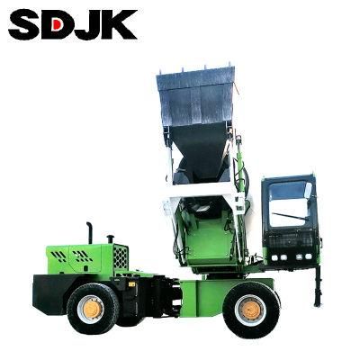 3.5cbm Hydraulic Mini Self Propelled Concrete Mixer