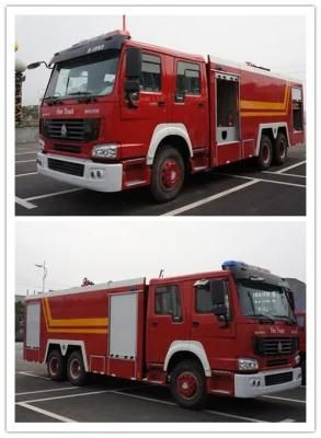 6*4 Heavy Duty Sinotruk HOWO Fire Fighting Trucks