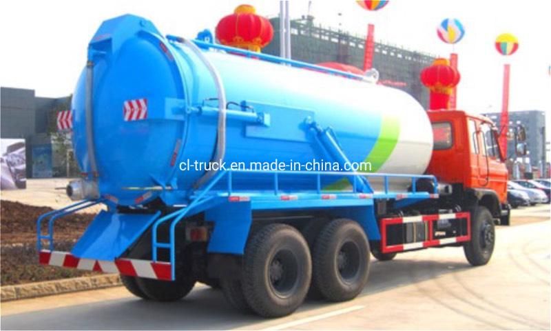 Good Quality Dongfeng 6X4 16m3 JAC 18cbm 10wheeler Honey Sucker Toilet Fecal Cleaning Sewer Vacuum Tanker Sewage Suction Truck