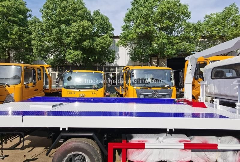 Foton Aumark 5600mm Length Flat Bed Wrecker Truck for Sale
