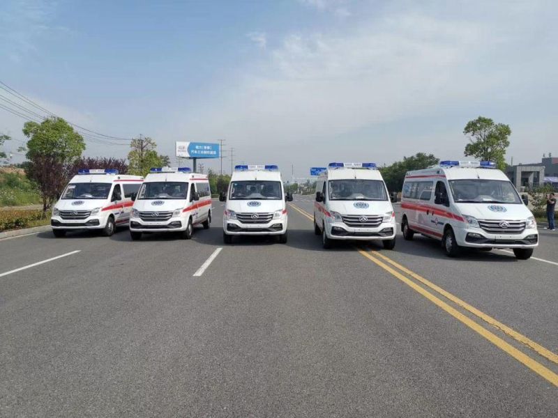 Hospital Ambulance Vehicle Saic Maxus V80 Monitoring ICU Emergency Rescue Ambulance Car for Sale