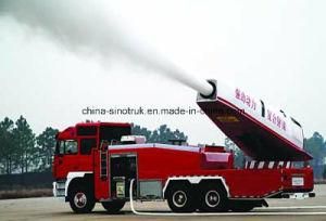 HOWO Air Turbine Fire Fight Trucks / Fire Engine with 16m-300m Height
