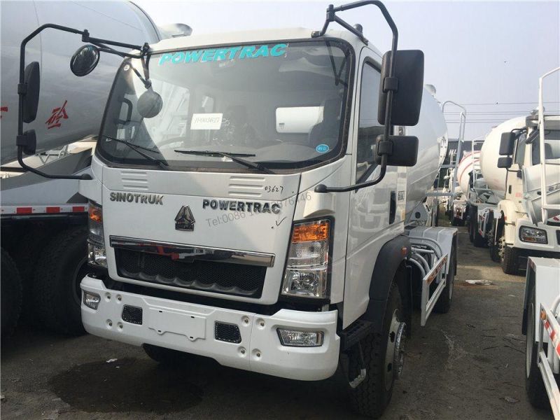 Clw Brand HOWO Light Chassis 4m3 5m3 6m3 Construction Machine Self Loading Concrete Mixer Truck