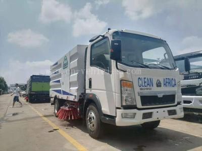 HOWO 8 Ton 9000L Xzj5160txsd5 Sprinkler-Sweeping Road Sweeper Truck