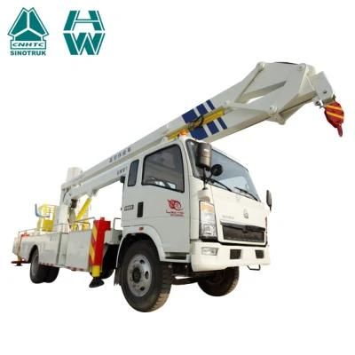 HOWO 4&times; 2 Hydraulic Telescopic Boom Aerial Truck