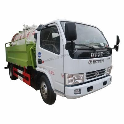 Dongfeng 4X2 Type 5m3 4m3 6m3 Vacuum Jetting Cleaning Sewage Sucker Truck for Sale