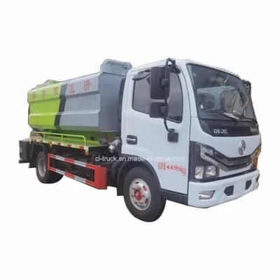 China Hot Sale Dongfeng 4*2 4cbm Sewage Vacuum Suction High Pressure Jetting Cleaning Truck 5000 Liters Sewage Suction Truck