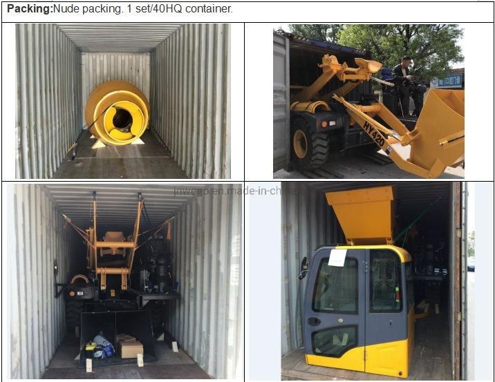 Good Price 3.5m3 Articulated Chassis Mini Small Mobile Self Loading Concrete Cement Mixer Construction Mixing Machine Machinery Truck