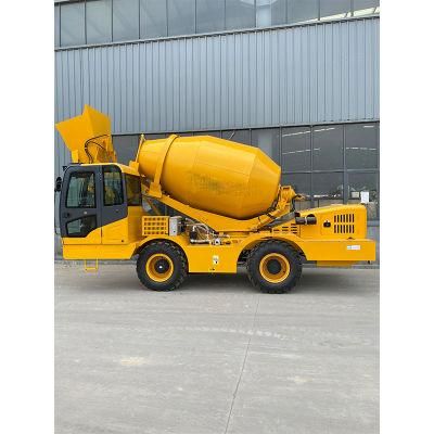 270 Degrees Slewing Drum 3.5m3 Self-Loading Concrete Mixer Truck for Sale
