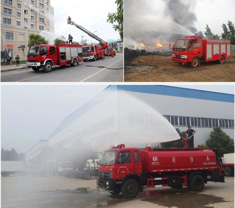 Sinotruck HOWO 4X4 6tons 4WD 5000 Litres 6000 Litres Water Tank Fire Fighting Truck