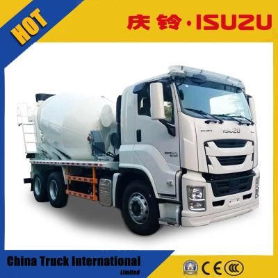 China Isuzu Chassis 10m3 Qingling 350HP Cement Mixer Truck