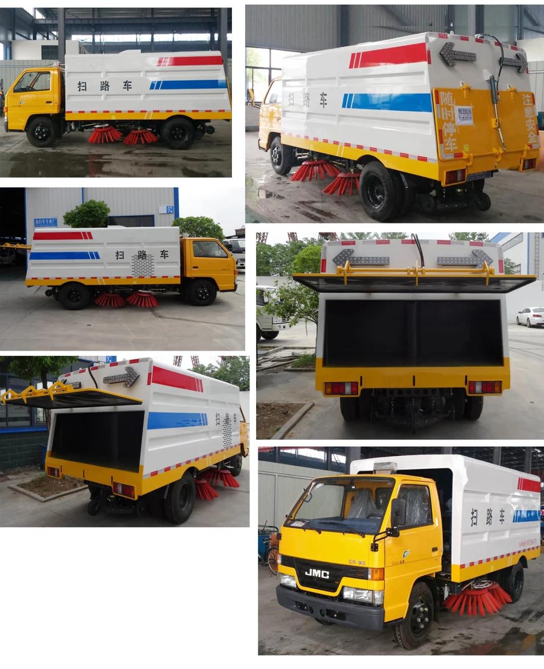 Jmc 5cbm Hydraulic Road Vacuum Sweeper High Pressure Washer Truck