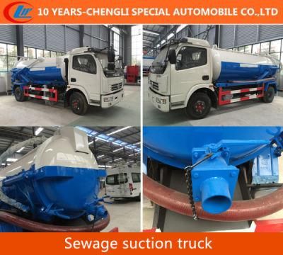 8cbm Sewage Suction Truck 2016 New Vacuum Suction Truck for Sale