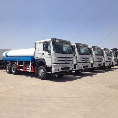 HOWO 6X4 14-20m3 Potable Water Sprinkler Truck